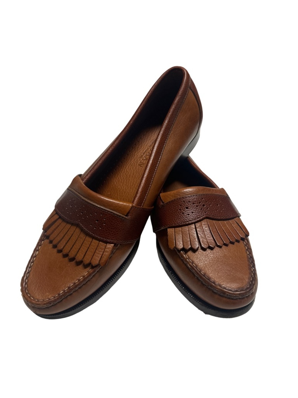 Cole Haan Men’s Loafers Size 9.5 Brown Leather Slip On Dress Shoes